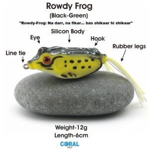 Rowdy-Frog-(Black-Green)-12gram-6cm-(pack1)